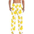 thumbnail image 4 of FORMRS Mens Pajama Pants with Pockets Cotton Sleepwear Lounge Bottoms Sizes S-2XL, Yellow Rubber Ducks, 4 of 7