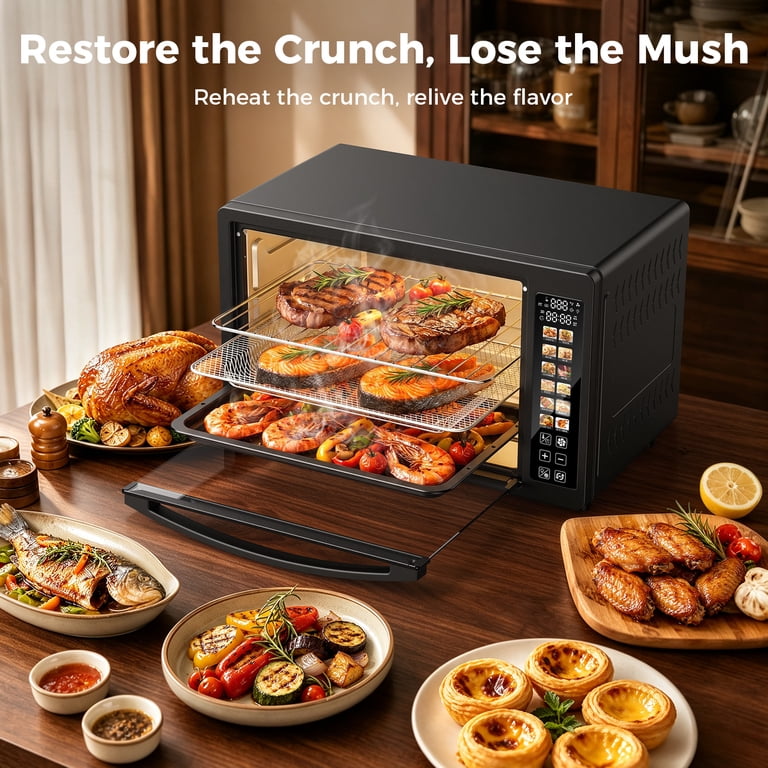 Patbrela 35QT Digital Toaster Oven Air Fryer with Rotisserie photo 4