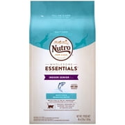 NUTRO WHOLESOME ESSENTIALS Indoor White Fish & Brown Rice Recipe Senior Dry Cat Food 3 Pounds