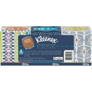 Kleenex Expressions Facial Tissue, 3 Cube Boxes