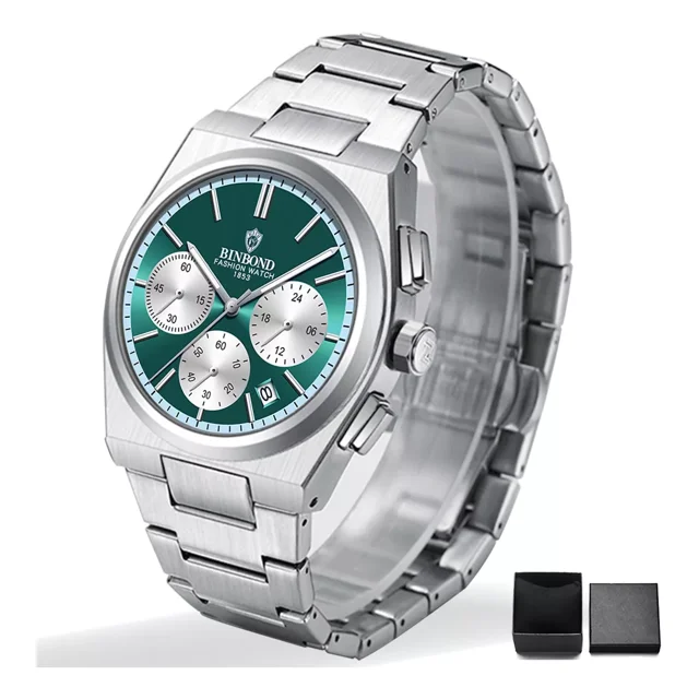 Reloj Hombre Cuarzo Casual De Acero Inoxidable Reloj Man