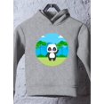 thumbnail image 3 of Panda In Nature Hoodie Toddler -Image by Shutterstock,  5 Toddler, 3 of 4