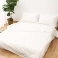 thumbnail image 5 of Tdxkok Disposable 4-Piece Bed Sheet & Duvet Cover Set (2 Pillowcase) – No-Wash Travel Hygiene Barrier Lightweight & Allergy-Friendly Plain Solid Double Size, 5 of 8