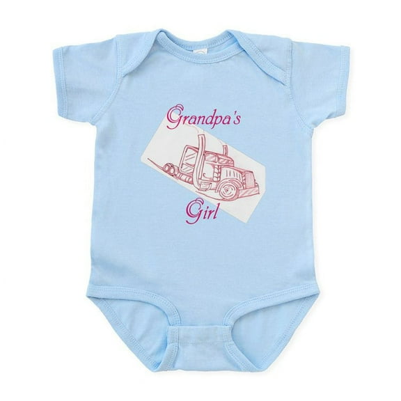 CafePress - Grandpas Girl Body Suit - Baby Light Bodysuit, Size Newborn - 24 Months
