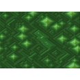 thumbnail image 1 of Ahgly Company Machine Washable Indoor Rectangle Transitional Deep Emerald Green Area Rugs, 2' x 4', 1 of 7