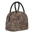 thumbnail image 2 of Insulated Lunch Tote Bag Corps Camouflage Lunch Bag for Women Men Black, 2 of 7