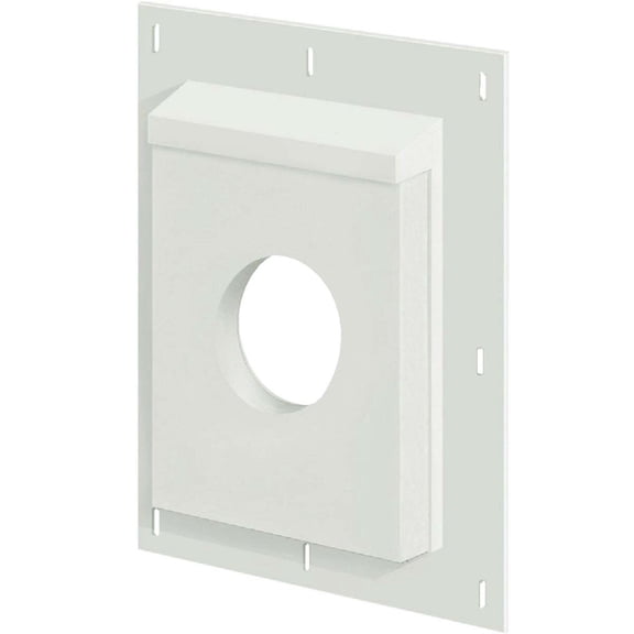 Builders Edge Sturdimount 8-1/2" x 11" Arctic White Fiber Cement Mounting Blocks