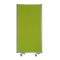 thumbnail image 4 of Contemporary Freestanding 3 Panel Olive Screen Room Divider With Rolling Casters, 4 of 6