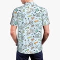 thumbnail image 2 of Polo Shirts for Men, Bike scooter Pattern Cuteness Casual Mens Polo Shirts Short Sleeve Button Down Classic Mens Golf Polo Shirts, 2 of 7