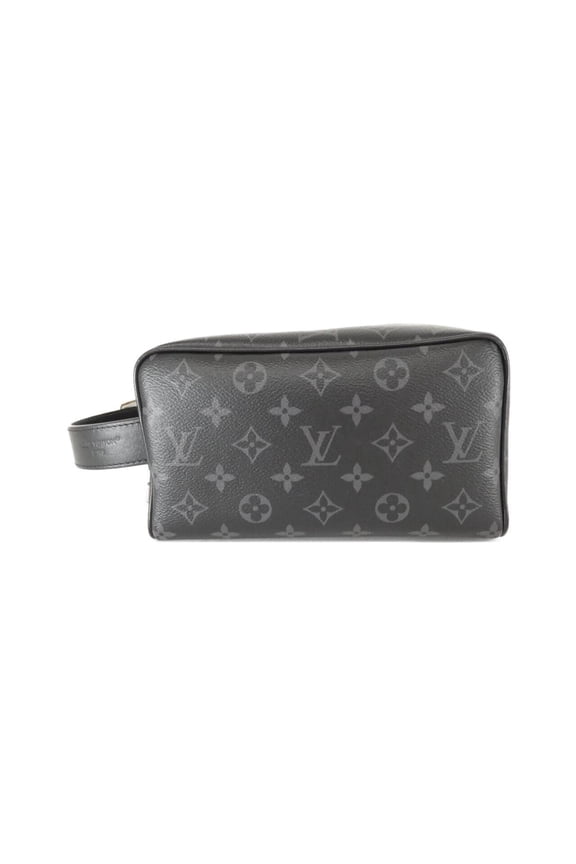 Pre-Owned Louis Vuitton Monogram Eclipse Locker Dopp Kit M83113 Handbag Pouch