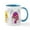 White/Blue Inside, variant on CafePress - Easter Bunny Eggs Mug - 11 oz Ceramic Mug - Novelty Coffee Tea Cup