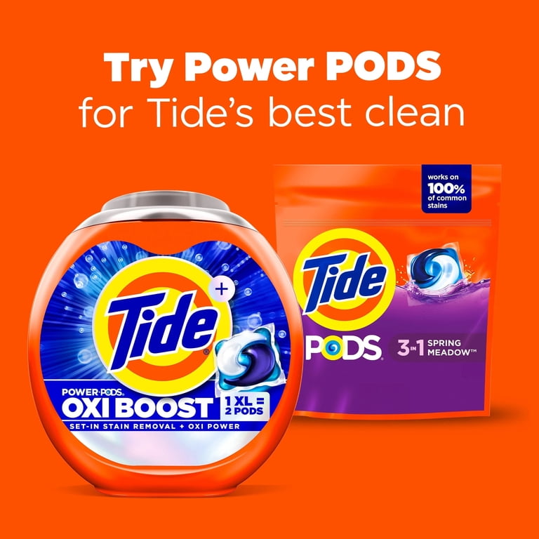Tide PODS Laundry Detergent Soap Pacs, Spring Meadow Scent, 57