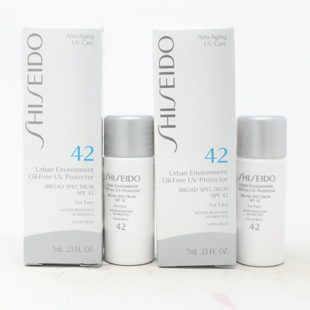 Shiseido Urban Environment Oil-Free Uv Protector Spf 42 Mini (Pack Of 2) New