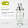 thumbnail image 4 of True Glass Cocktail Shaker with Recipes, Glass Shaker Bottle for Cocktails Drink Shaker, Clear Cocktail Shaker with Measurements Cocktail Maker, 13.5oz, 4 of 4