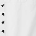 thumbnail image 3 of 42"W x 95"L Tassel Kids' Blackout Window Curtain Panel White/Black, 3 of 5
