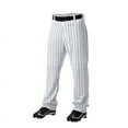 thumbnail image 2 of Alleson Athletic B41485715 Pinstripe Baseball Pants, White & Red - Large, 2 of 8