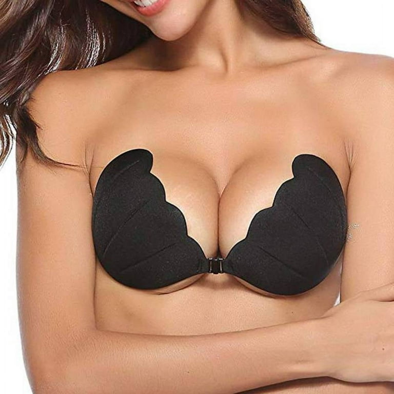 Buy ELOKI Women's Silicone Seamless Stress Sexy Demi Bra, Self Adhesive  Push up with Drawstring Bras … Nude Online at desertcartSeychelles