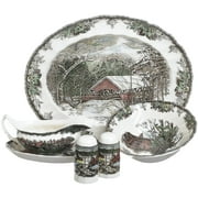Johnson Brothers Friendly Village 6 - Piece Completer Set, Stoneware, Multicolor
