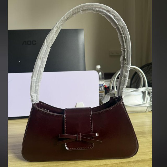 Bolso Mano Con Lazo Dulce Cierre para Mujeres Y Niñas