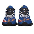 thumbnail image 5 of South Carolina ChriStas Santa ChriStas Palmetto Tree Shoes Sneakers Black Size 7.5, 5 of 7