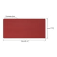 thumbnail image 2 of Uxcell 35"x18" Desk Mat Protector, PU Leather Dual Side Waterproof Mouse Pad Writing Mat for Office Home, Red, 2 of 5