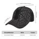 thumbnail image 2 of Balery Black Spider On Web 1 Gorra de béisbol de tamaño ajustable para correr, entrenar y actividades al aire libre. Gorra de papá para todas las estaciones., 2 of 6