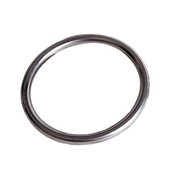 ColoMX Anillo de acero inoxidable Wing Chun, anillo de entrenamiento de fuerza manual (plateado), 1 unidad