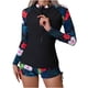 thumbnail image 2 of Trajes de baño para mujer, Trajes de baño para mujer, Traje de baño de manga larga con abertura, Traje de baño bikini casual para mujer, 2 of 7