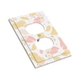 thumbnail image 3 of ZICANCN Outlet Covers Wall Plate, Pink Spring Flowers Leaves Light Switch Cover Decorative, Duplex Toggle Combo 1-Gang, 3 of 9