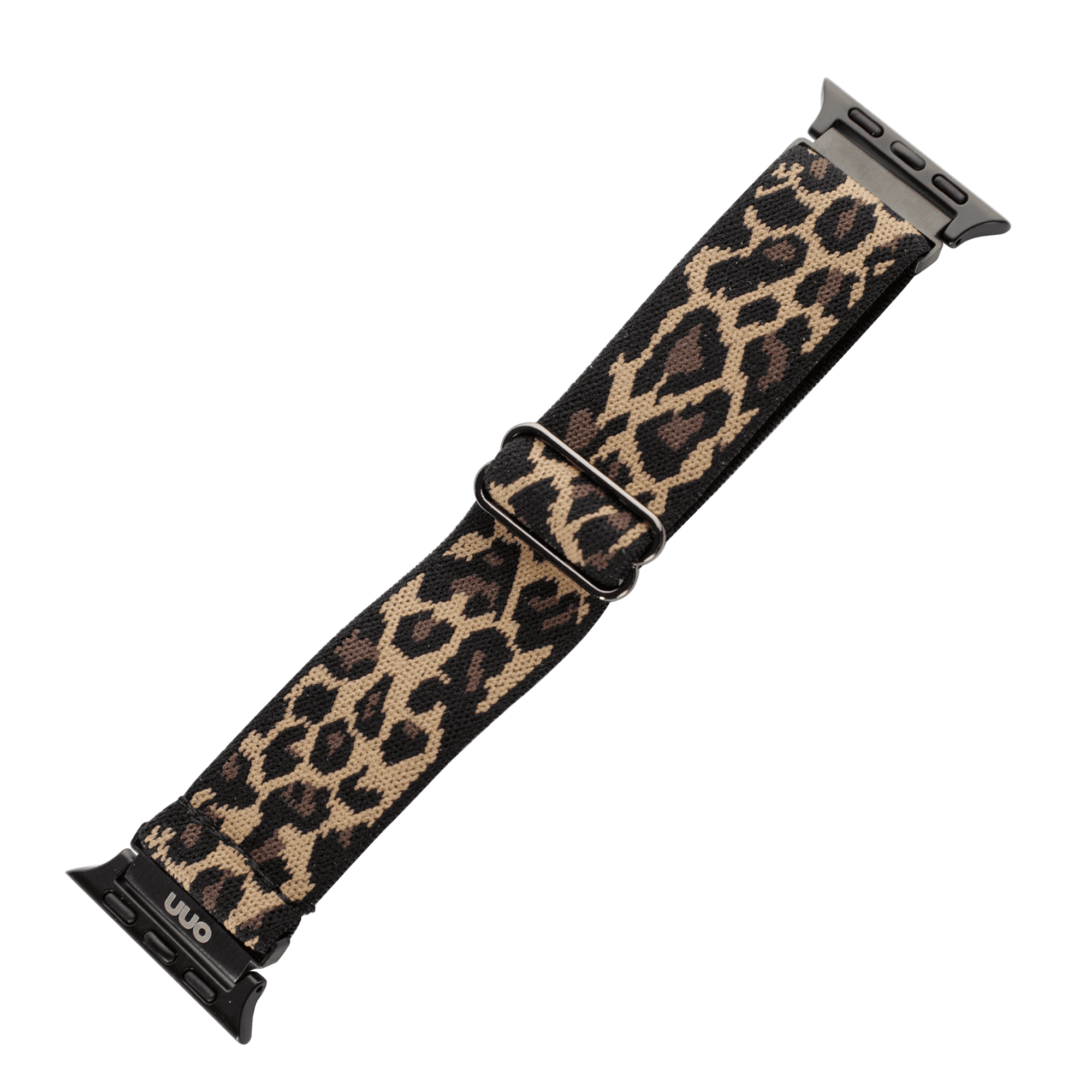 onn Universal Fit Smart Watch Band, Leopard, 20mm, Compatible with Apple, Samsung Galaxy, and Garmin Watches
