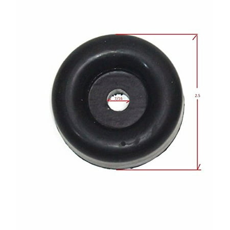 Cargo Trailer Ramp Door Replacement Black Rubber Bumper 2 5