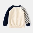 thumbnail image 3 of Hotiary Toddler Girls Boys Cardigans Sweater Coat Kids Long Sleeve Crew Neck Button down Cardigan Knitwear Jacket Children Fall Winter Warm Clothes School Uniform for 2-9 Years Beige, 3 of 8