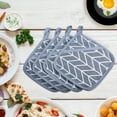 thumbnail image 4 of 4pcs Potholders Anti-heat Rectangular Pad Insulation Cloth Washable Stove Oven Mitts Resistant Take Gloves Kitchen Accessory Gadgets Washable, 4 of 9
