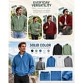 thumbnail image 6 of LONKITO Mens Jackets Lightweight Waffle Casual Sweatshirt Outerwear Jackets with Pockets, 6 of 8