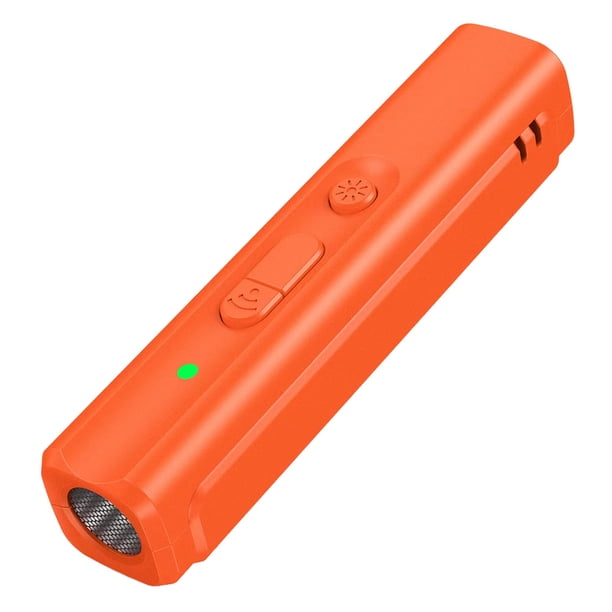 Ultrasónico Ladridos Mano Con Linterna LED Suministros para (naranja)