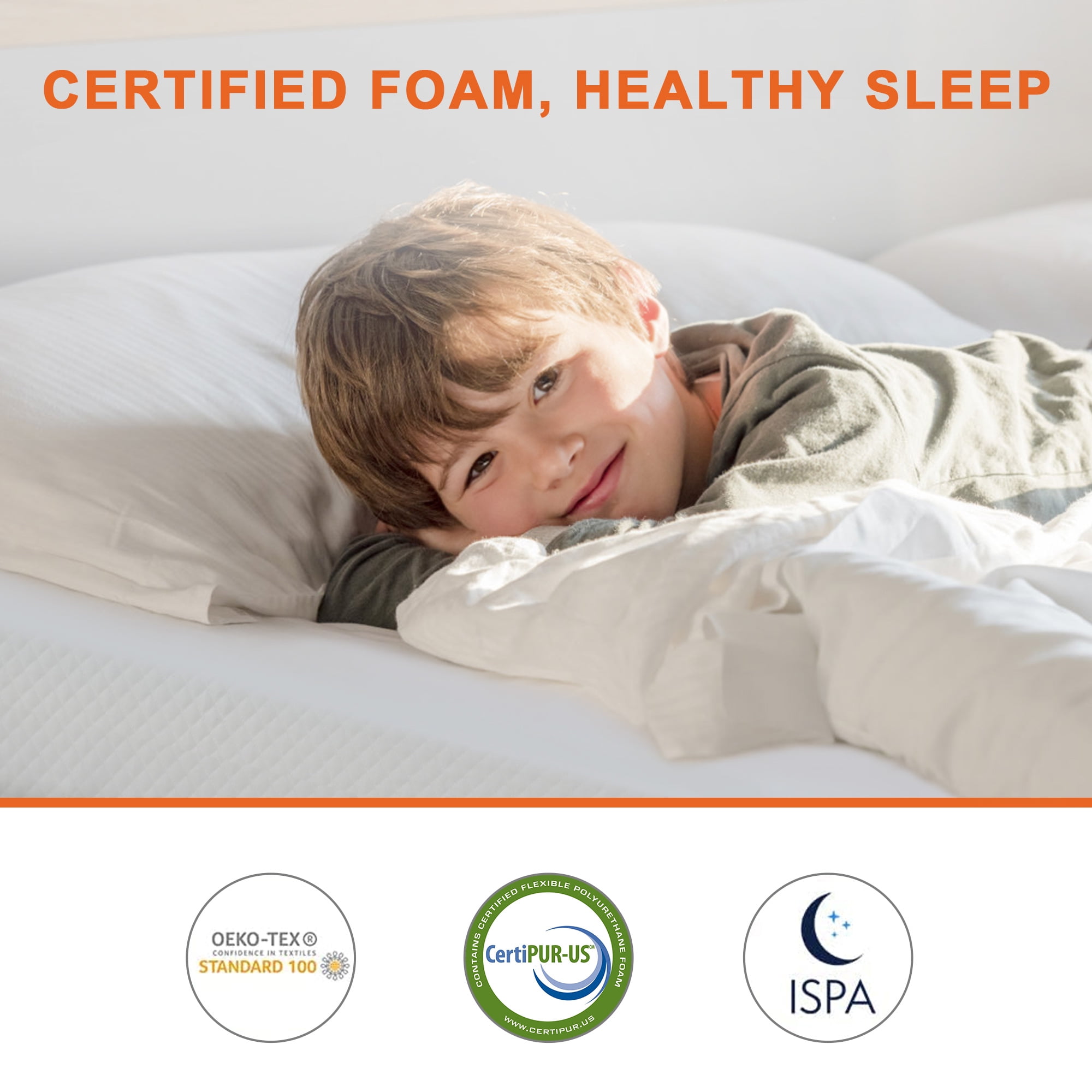 YRLLENSDAN Twin XL Mattress 5 inch Gel Memory Foam Mattress in a Box Medium Firm Mattress Fiberglass Free CertiPUR-US Certified Bunk Beds Mattress Toddler Mattress