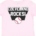 thumbnail image 4 of Inktastic Cleveland Rocks with Baseball Boys or Girls Toddler T-Shirt, 4 of 5