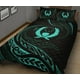 thumbnail image 3 of Juego de Cama Colcha Islas Pohnpei - Turquesa - Estilo Frida, 3 of 5