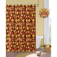 thumbnail image 2 of Thanksgiving Fall Maple Leaves Colorful Leaves Shower Curtain Set ，Waterproof Fabric Shower Curtains Shower Curtains for Bathroom,Bathroom Decor 36"x78", 2 of 7