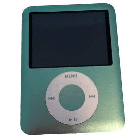 Apple iPod Nano 3rd Gen 8GB Green, MP3 Player Includes Free Case by Griffin  Used Excellent