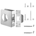 thumbnail image 1 of Placa de refuerzo para cerradura y puerta BHJZYDXR MP10852 de acero inoxidable, 1 of 5