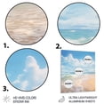 thumbnail image 3 of Designart "Ocean Escape Beach Photo IV" Nautical & Beach Metal Wall Art, 3 of 5