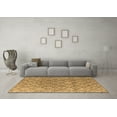 thumbnail image 3 of Ahgly Company Indoor Square Abstract Brown Modern Area Rugs, 8' Square, 3 of 4