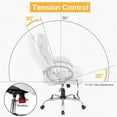 thumbnail image 2 of BestOffice Ergonomic Office Chair, Lumbar Support, Rolling Swivel for Women, Men(White), 2 of 6