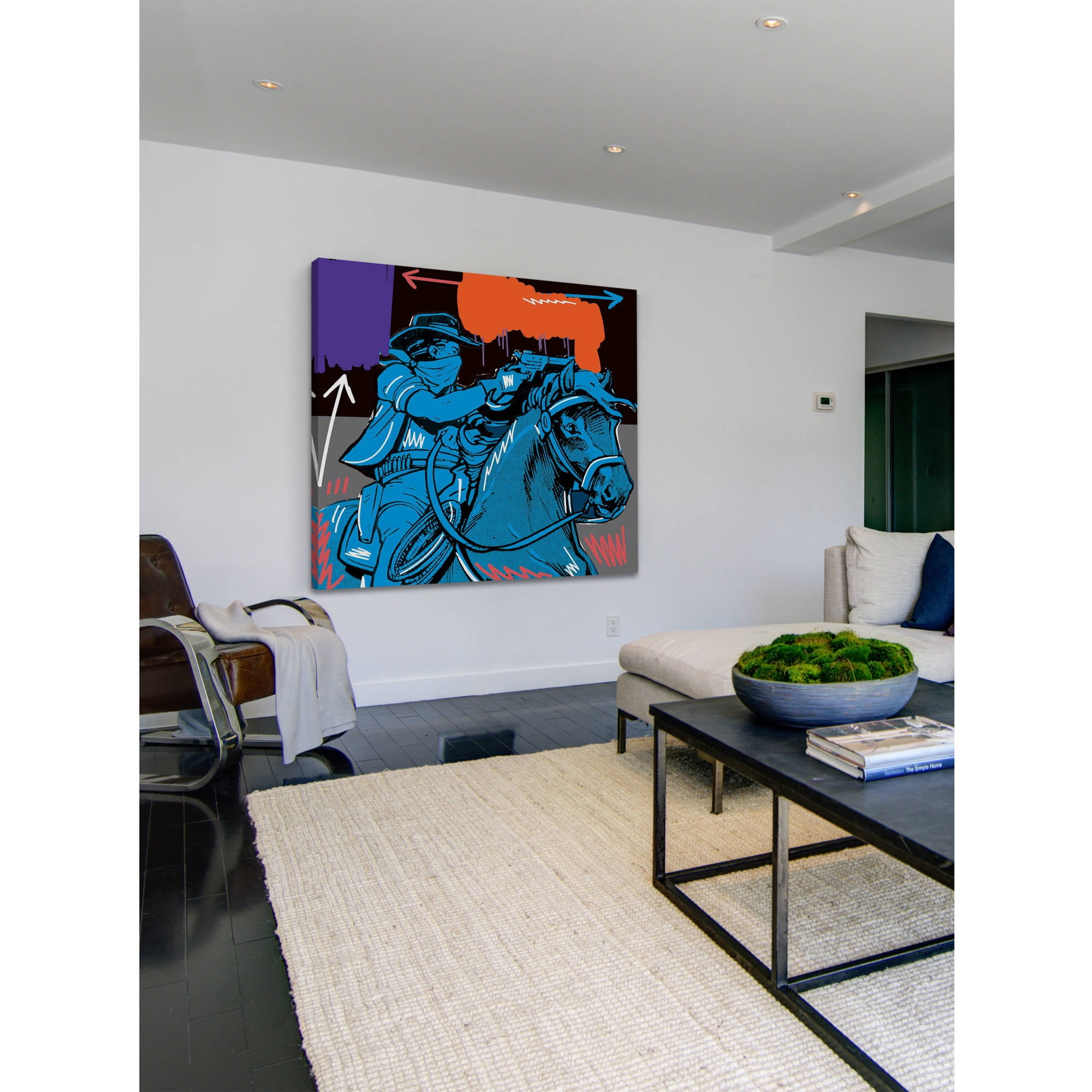 Marmont Hill "Raider I" by Josh Ruggs Painting Print on Wrapped Canvas