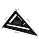 thumbnail image 1 of Juego de Herramientas de carpintería de ángulo cuadrado, regla Triangular, herramienta de medición, aleación de aluminio, métrica, 7 pulgadas Fivean unisex, 1 of 2