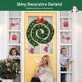 thumbnail image 3 of Guvpev 32FT Artificial Christmas Garland with Lights, Lighted Christmas Cedar Garland for Mantel, Front Door, Christmas Decorations, Greenery Garland with Pine Cones & Berry for Seasonal Decor, 3 of 9