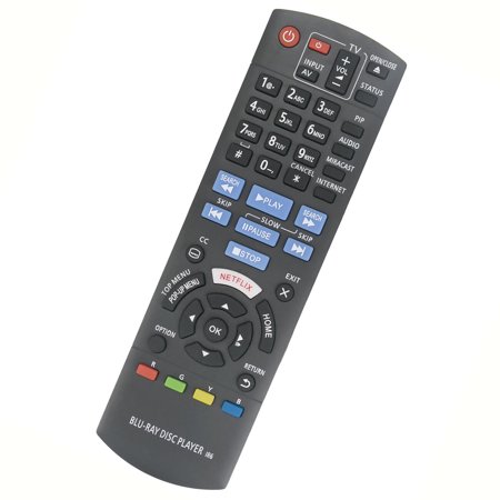 Infared Remote Control N2QAYB001023 Replace for Panasonic Blu-ray Disc Player DMP-BDT270 DMP-BDT271 DMPBDT270 DMPBDT271