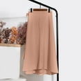 thumbnail image 2 of Asymmetrical Skirts for Women High Waist Chiffon Midi Skirt Flowy A Line Skirt Casual Elegant Work Outfit, 2 of 3