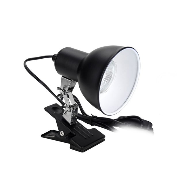 25W Reptile Heat Lamp Tortoise Heat Lamp Basking Lamp Adjustable with Clip for Reptiles Lizard Turtle Aquarium Bulb Included